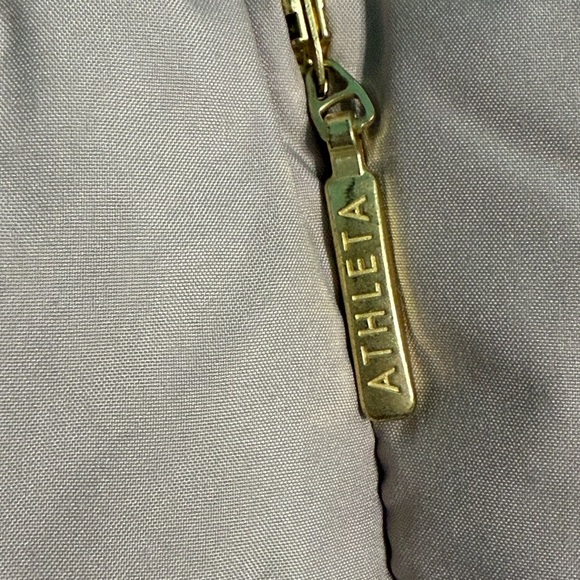 Athleta Downabout Goose Down Puffer Vest Dusty Pink Size XS - Picture 10 of 16